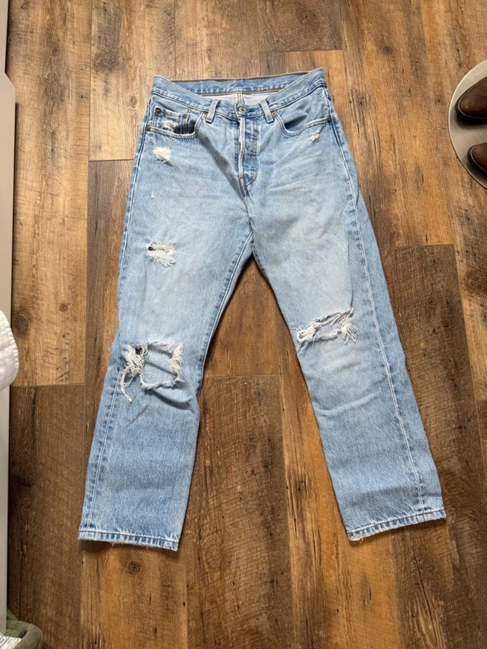 Levi's Women's Light Blue Straight Jeans